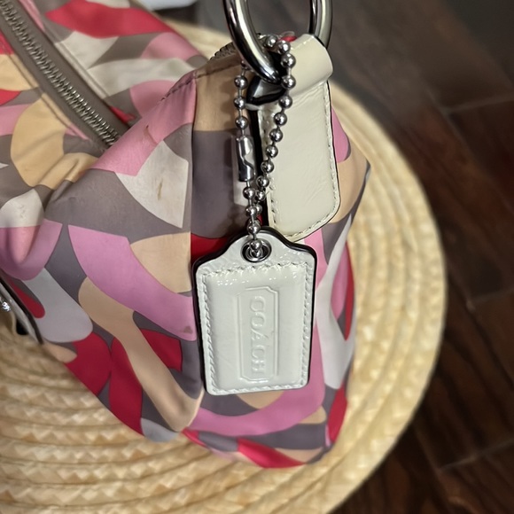 Coach Mini Limited Edition Baguette Canvas Hand Bag - Picture 2 of 8